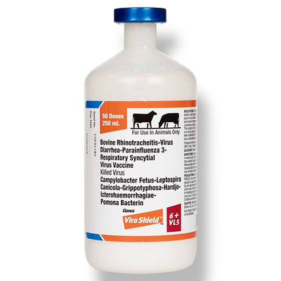 Vira Shield 6 + VL5 Cattle Vaccine by Elanco Animal Health, 50 Dose
