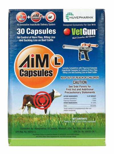 Vet Gun Aim L (Lambda) 30 Capsules