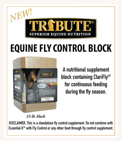 Fly Block Tribute Horse 33 lb