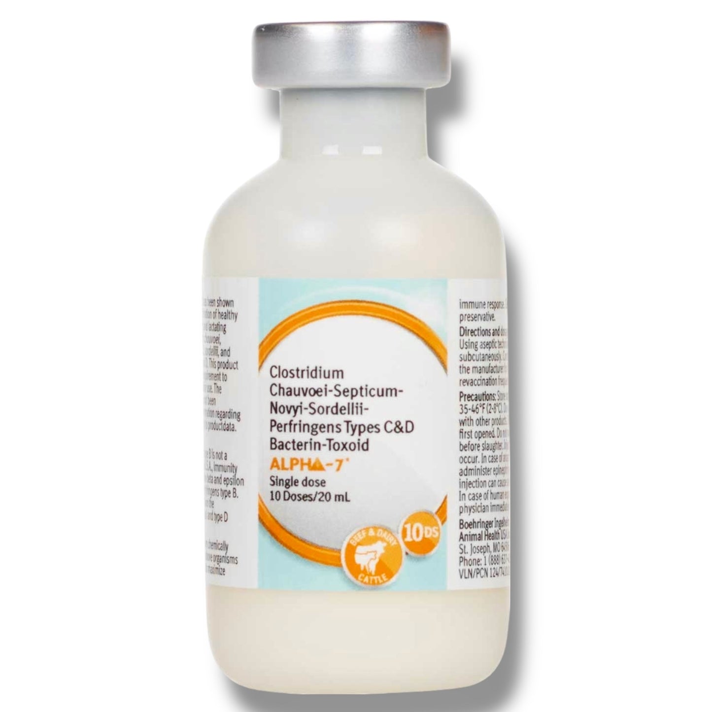 Alpha-7 Cattle Vaccine by Boehringer Ingelheim, 10 Dose