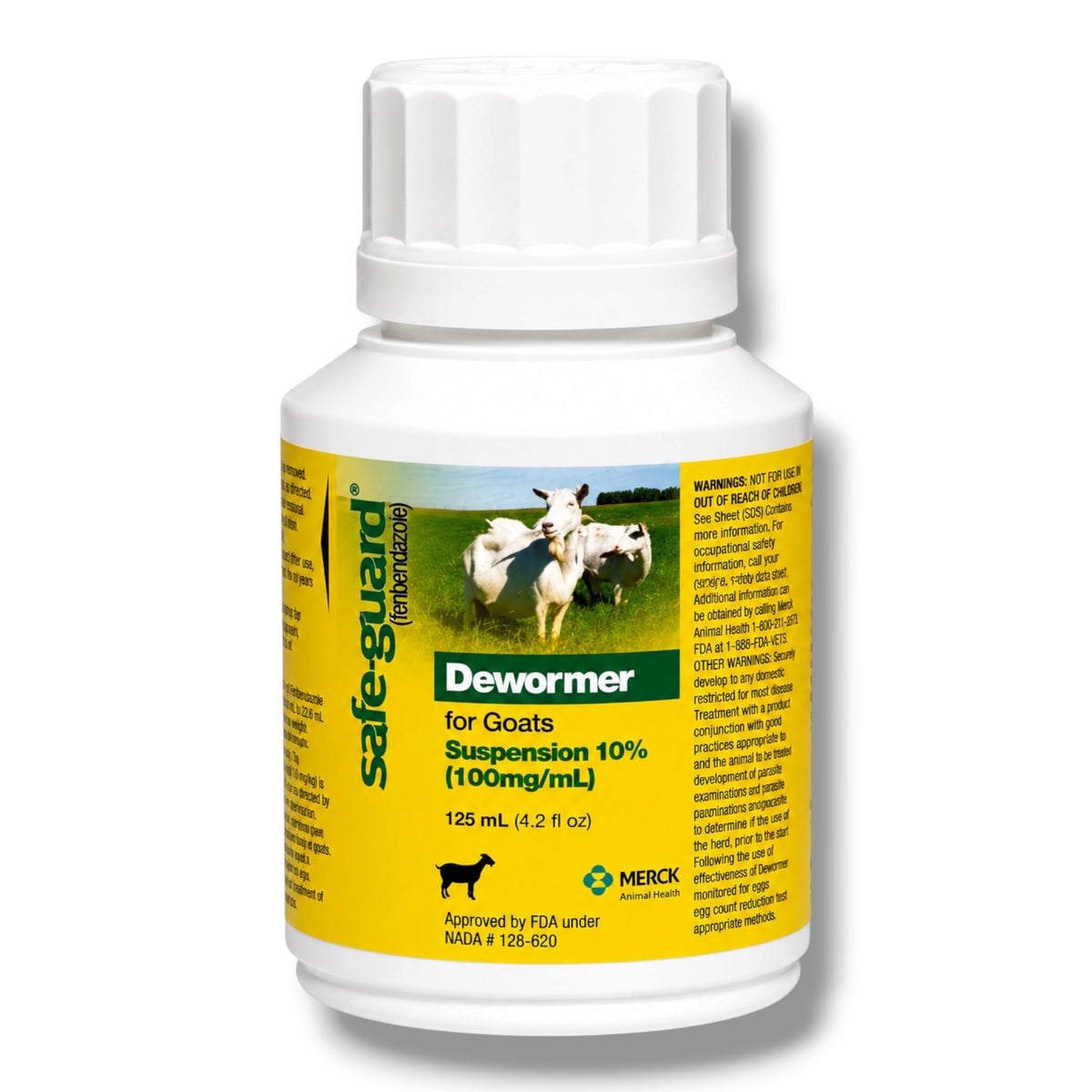 Safeguard Goat Dewormer by Merck, 125-ml