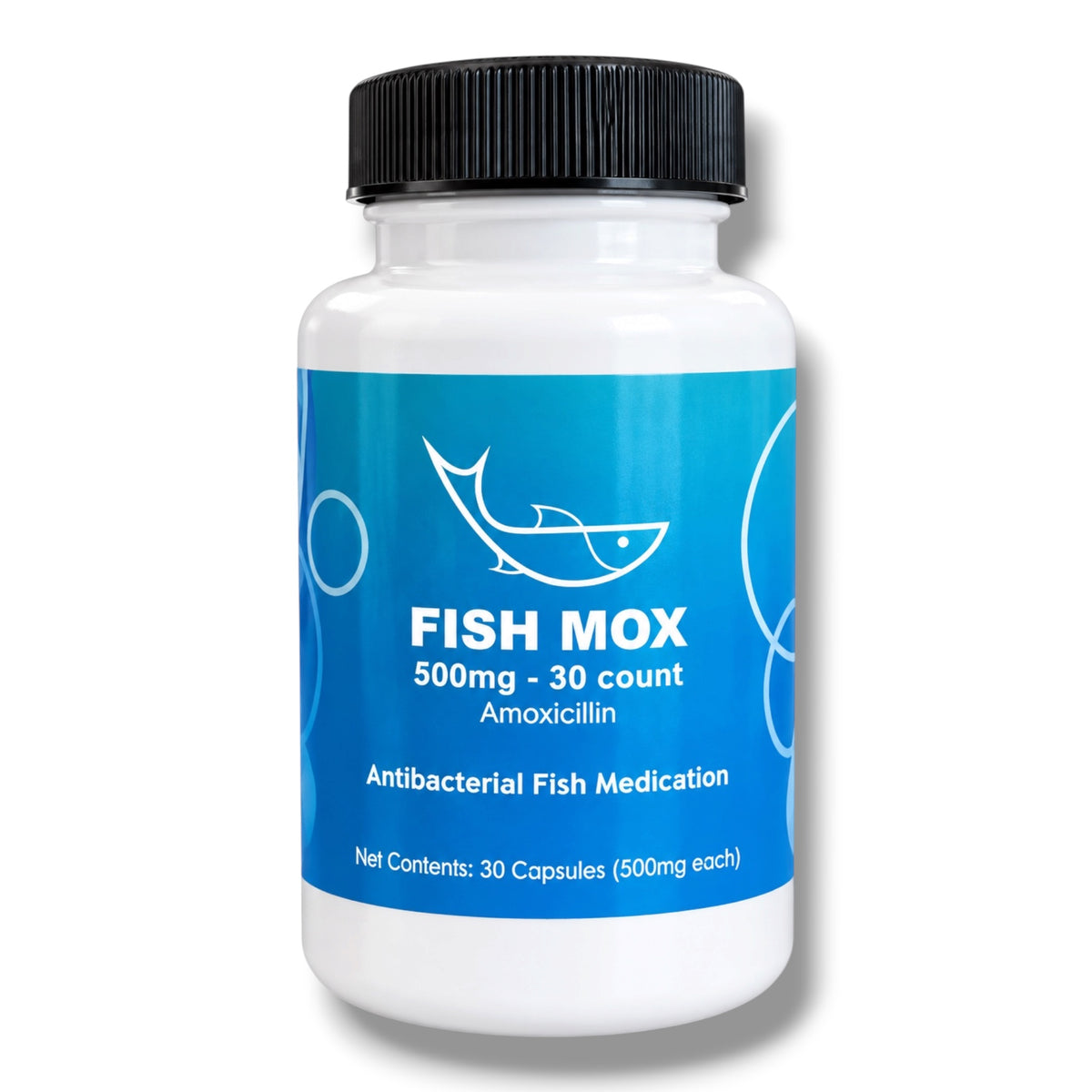 Fish Mox Amoxicillin 500 mg 30 Capsules