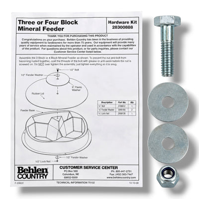 Mineral Feeder Hardware Repair Kit