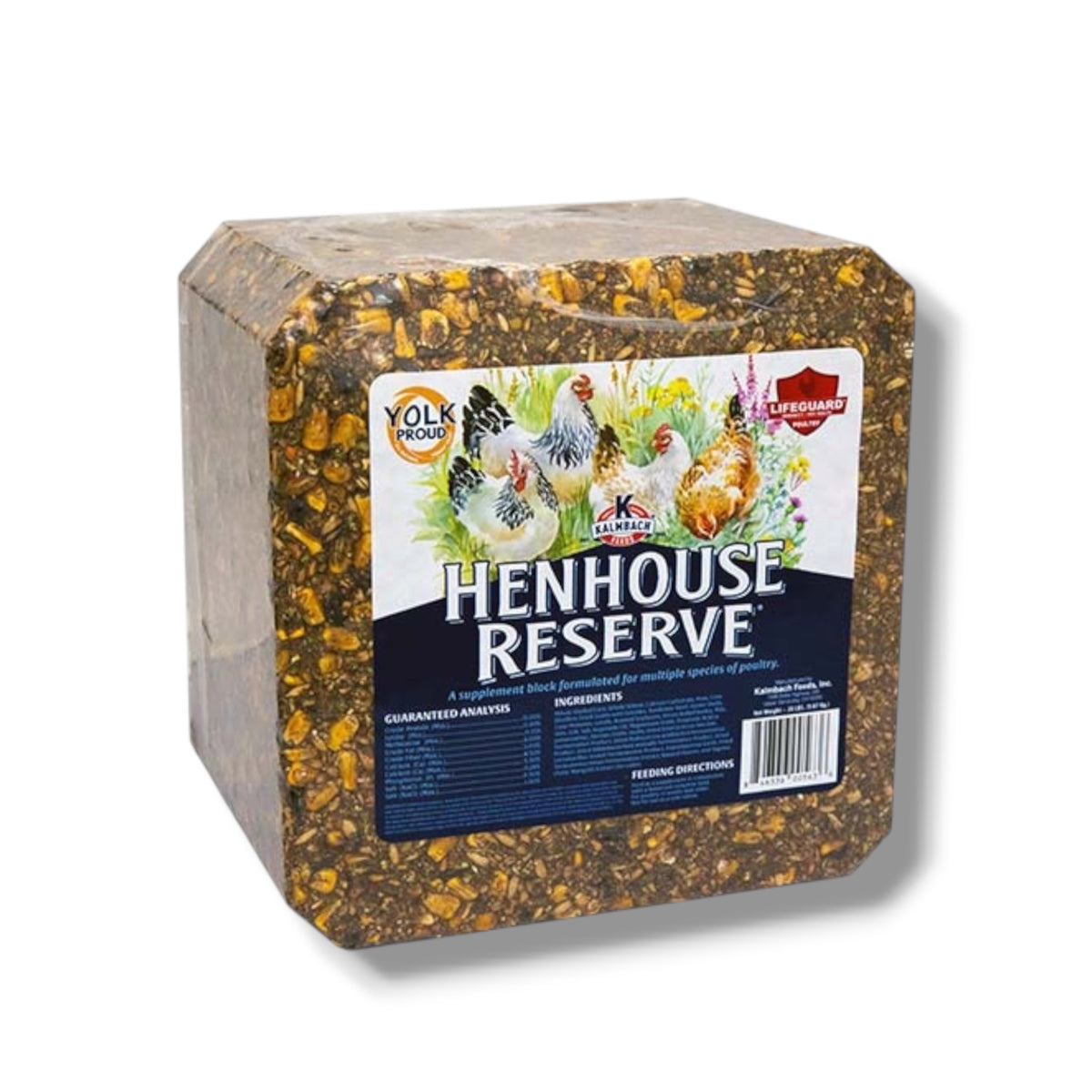 Henhouse Reserve Poultry Supplement Block 20-lbs