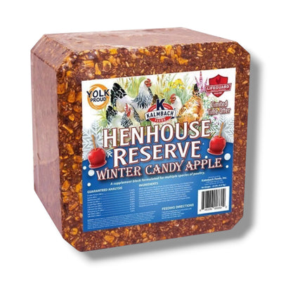 Henhouse Reserve Winter Candy Apple Flavored Poultry Supplement Block 20-lbs