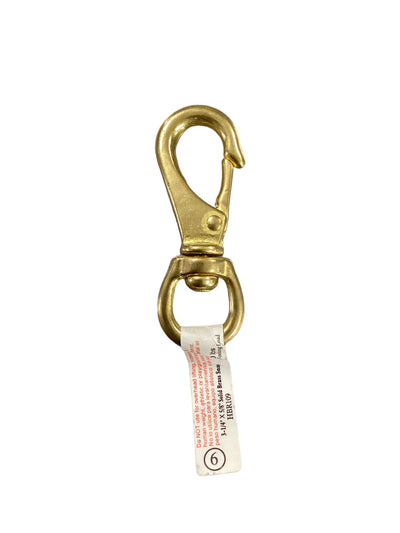 Solid Brass Snap 3-1/4”x5/8” (6)