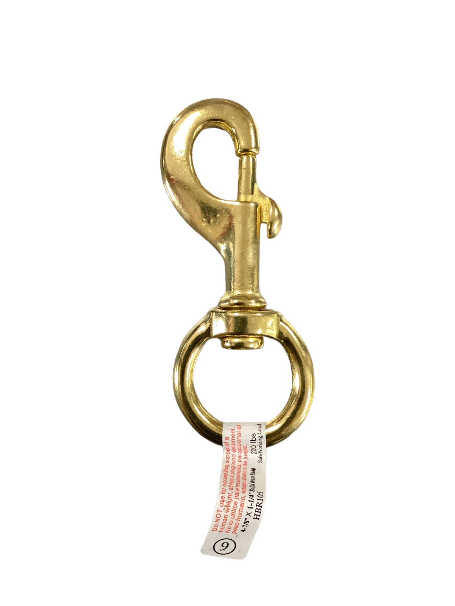 Solid Brass Snap 4-7/8”x1-1/4” (9)