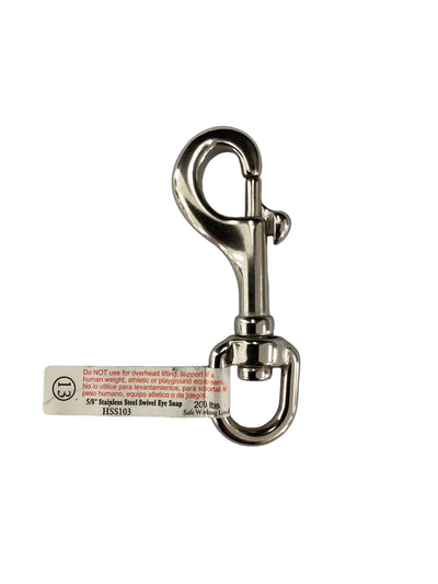 Stainless Steel Swivel Eye Snap 5/8” (13)