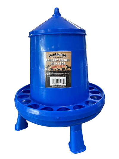 Double Tuf Poultry Feeder with Legs 17 1/2 lb