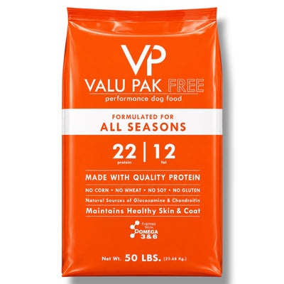 Valu-Pak 22-12 Corn Free Orange Bag 50 lb