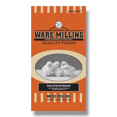 Ware Milling 23% Chick Starter Grower 50-lbs