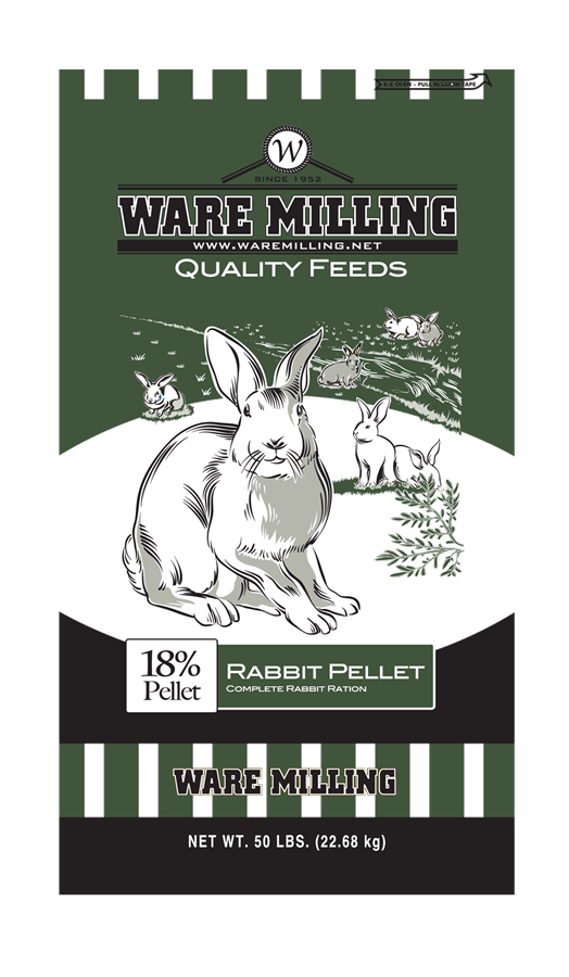 Rabbit Feed 18% Ware 25lb