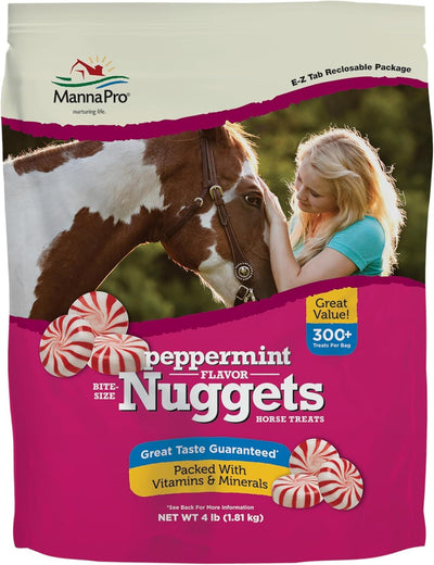 MannaPro Peppermint Nuggets Horse Treats 4 lb