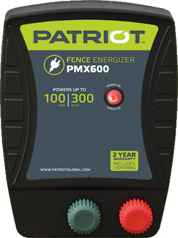Patriot PMX600 Electric Fence Energizer (AC)