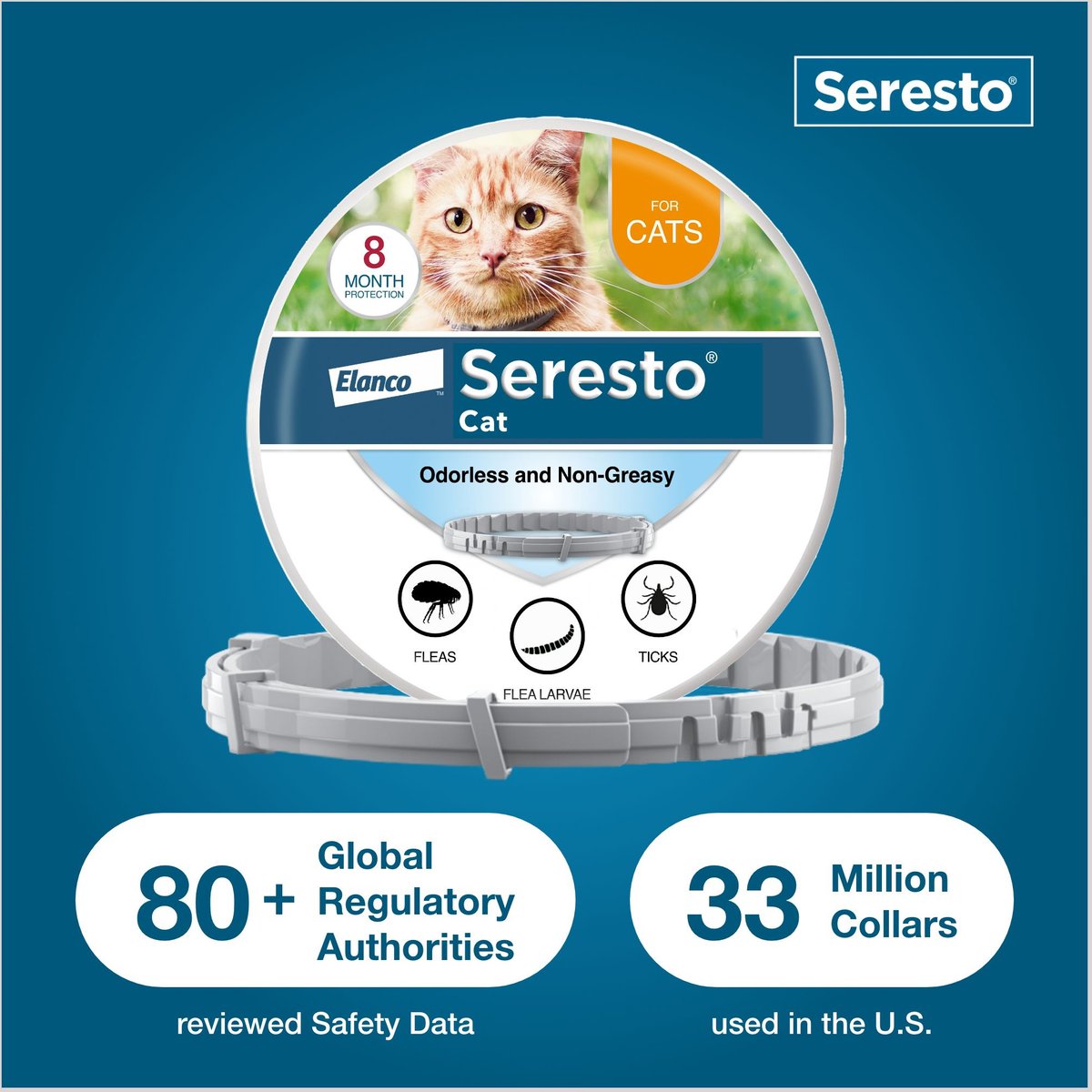 Seresto Flea and Tick Collar for Cats & Kittens