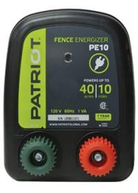 Patriot PE10 Electric Fence Energizer