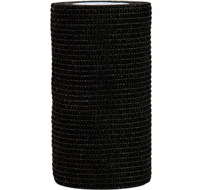 Flex Wrap EZ Tear 4 inch Black Roll
