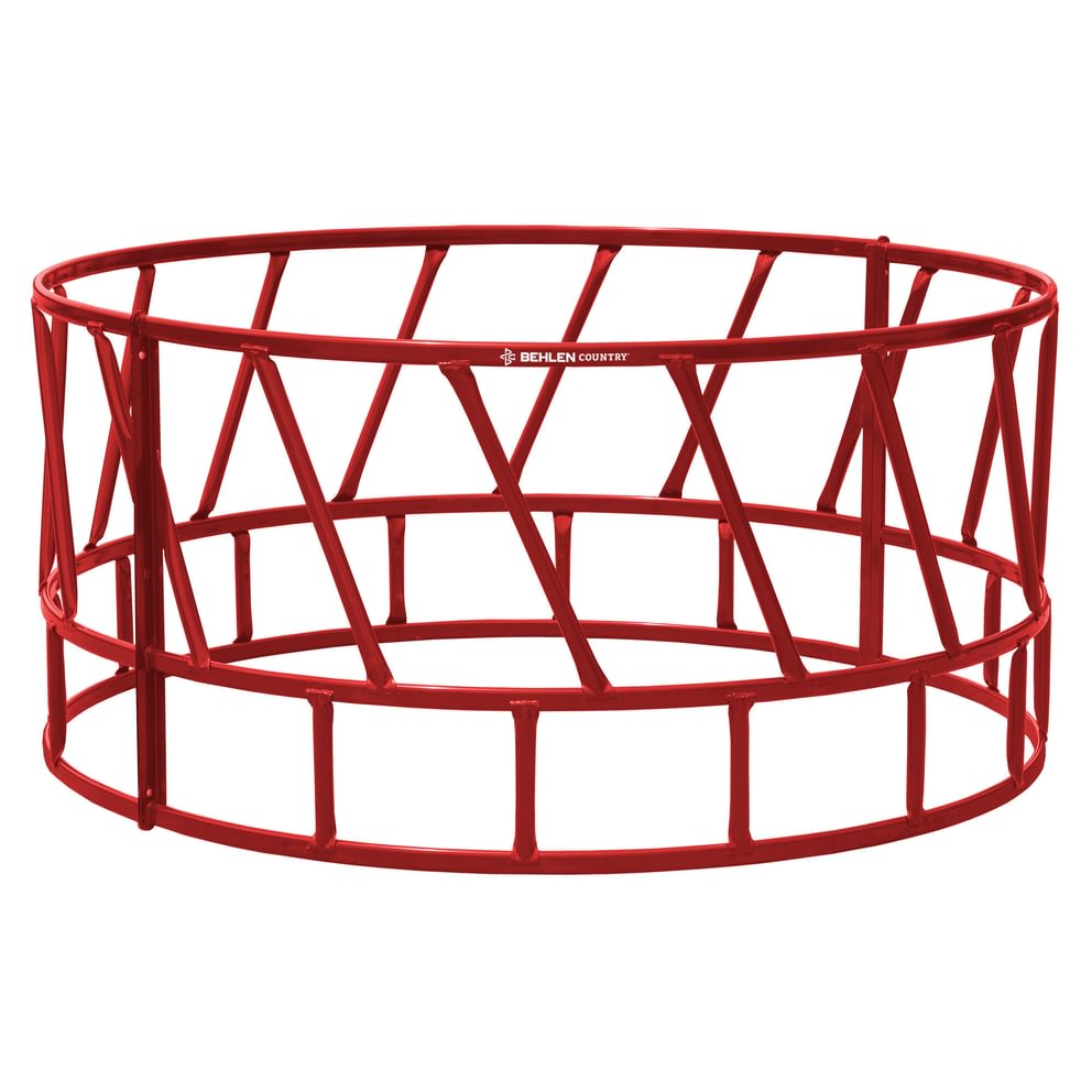 Behlen Hay Ring Heavy 2pc Red 14 gauge