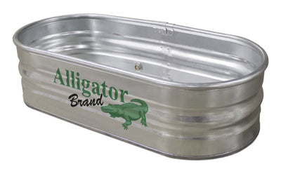 Galvanized Shallow Stock Tank 48 gal