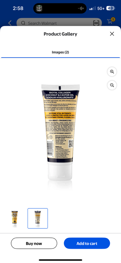 Mane 'n Tail Hoof Maker Hand & Nail Moisturizing Cream 3.4 oz