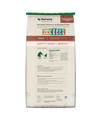 Nutrena Triumph 14% Senior Horse Feed 50-lbs