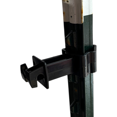 Dare 2" Extra Length T Post Insulator Black, 25 Pack