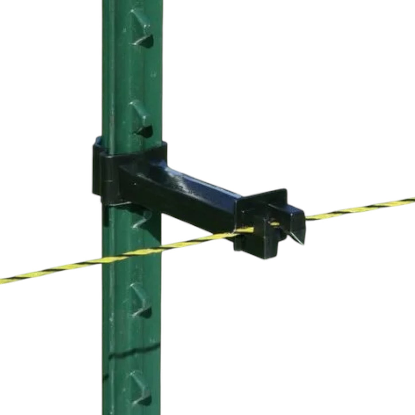 Zareba 5" Wrap Around T Post Insulator Black, 25 Pack