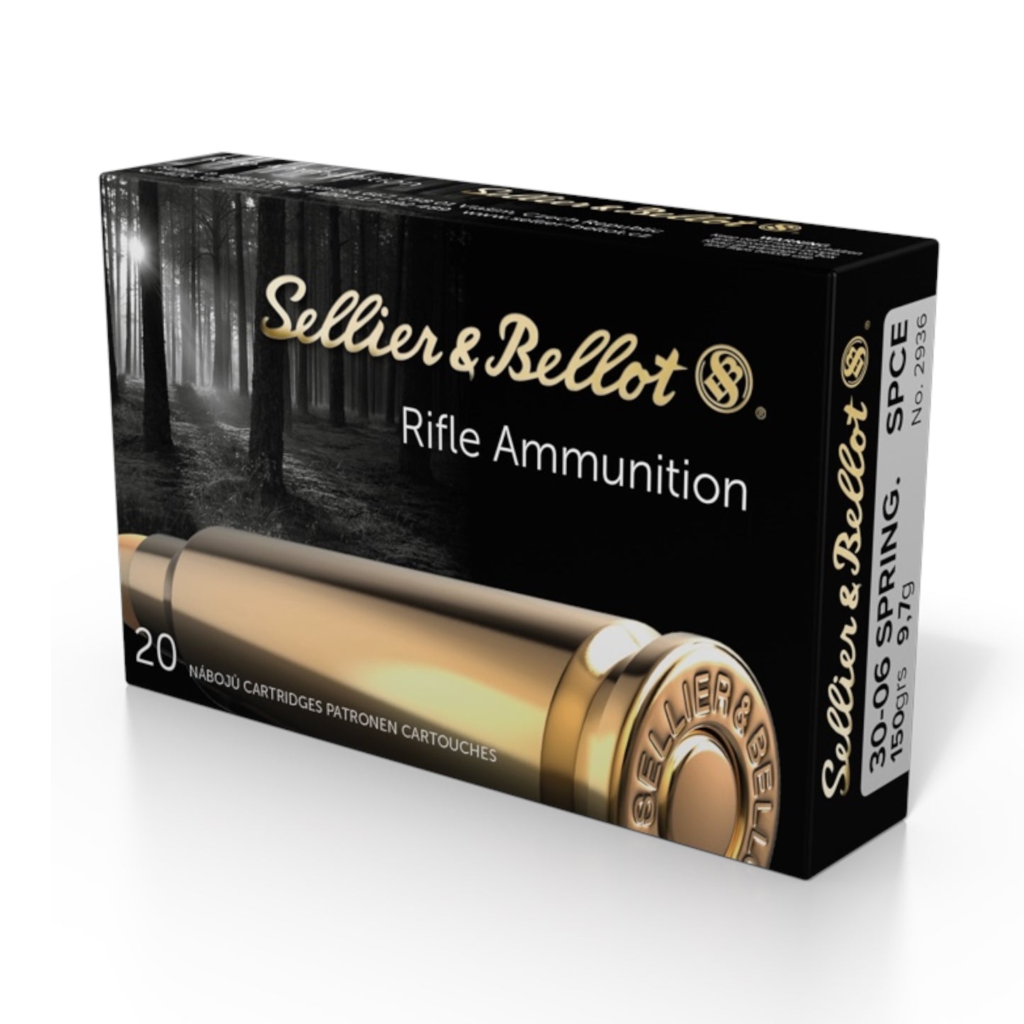 Sellier & Bellot 30-06 Springfield Rifle Ammunition 150 grs (20 Cartridges)