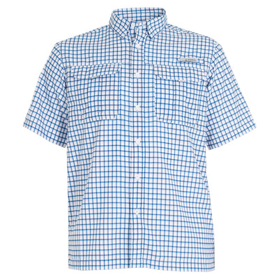Fourche Mountain River Shirt Angler Plaid Short Sleeve Mens