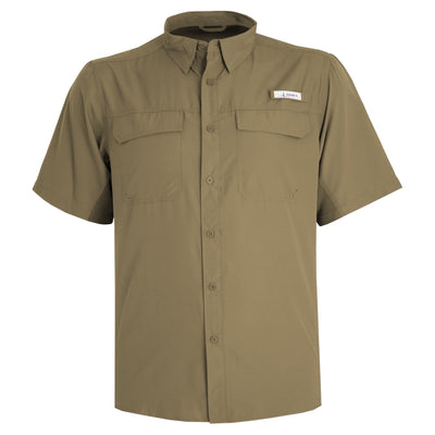 Trappers Cabin River Shirt Lichen Green Short Sleeve Mens