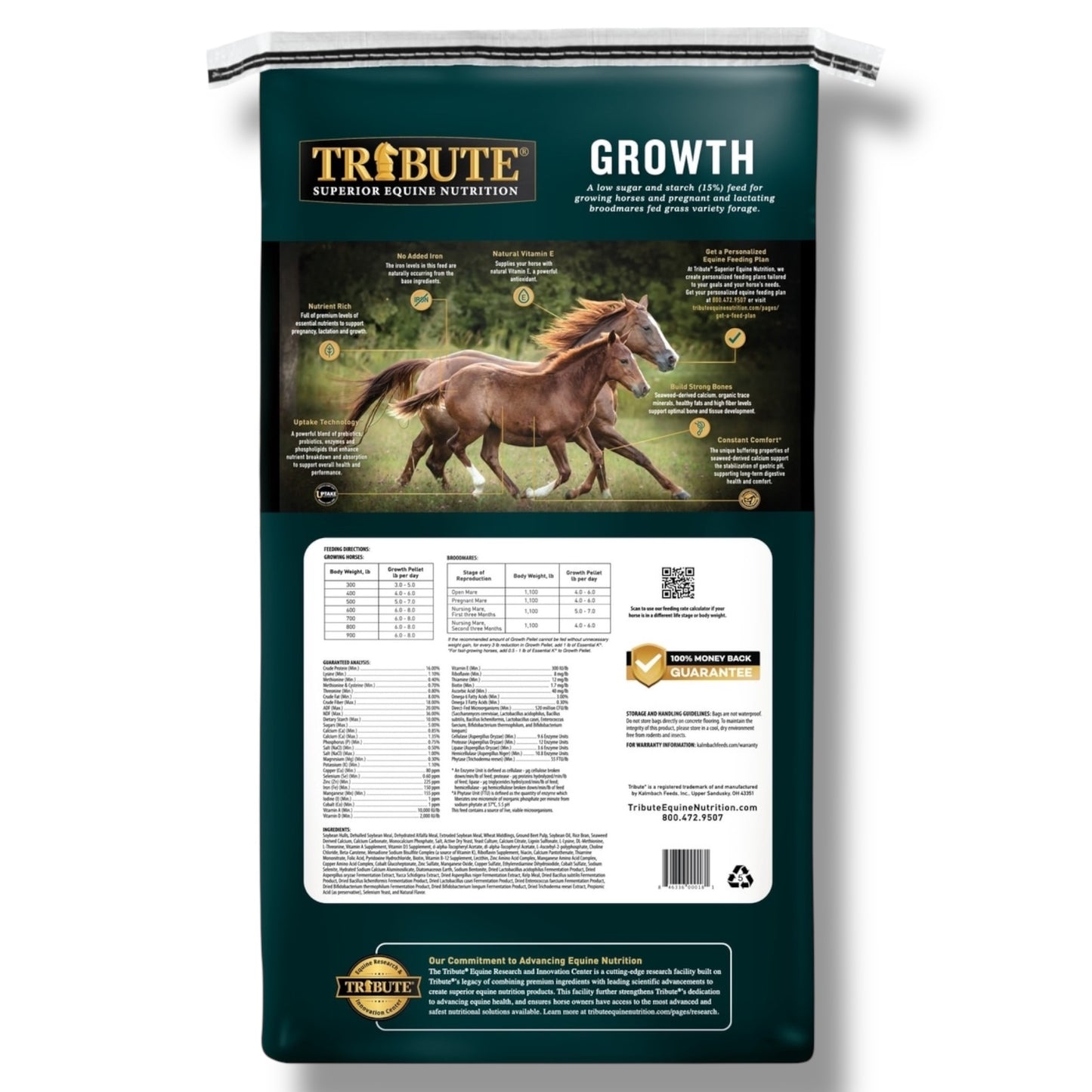 Tribute 16% Growth Pellet for Mares & Foals, 50-lbs