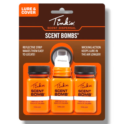 Tinks Scent Bombs Lure & Cover, 3-pack