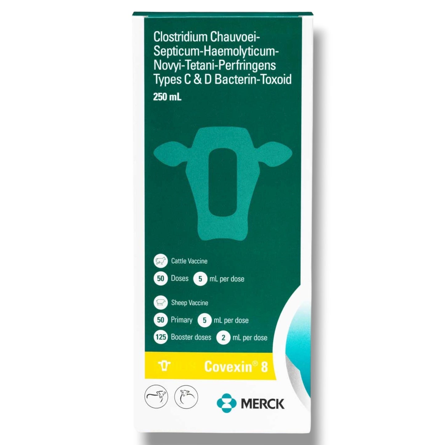 Bovilis Covexin 8 Cattle & Sheep Vaccine by Merck Animal Health, 50 Dose