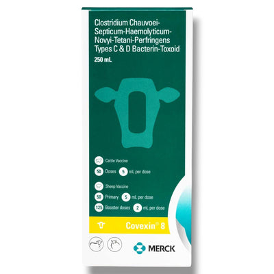 Bovilis Covexin 8 Cattle & Sheep Vaccine by Merck Animal Health, 50 Dose