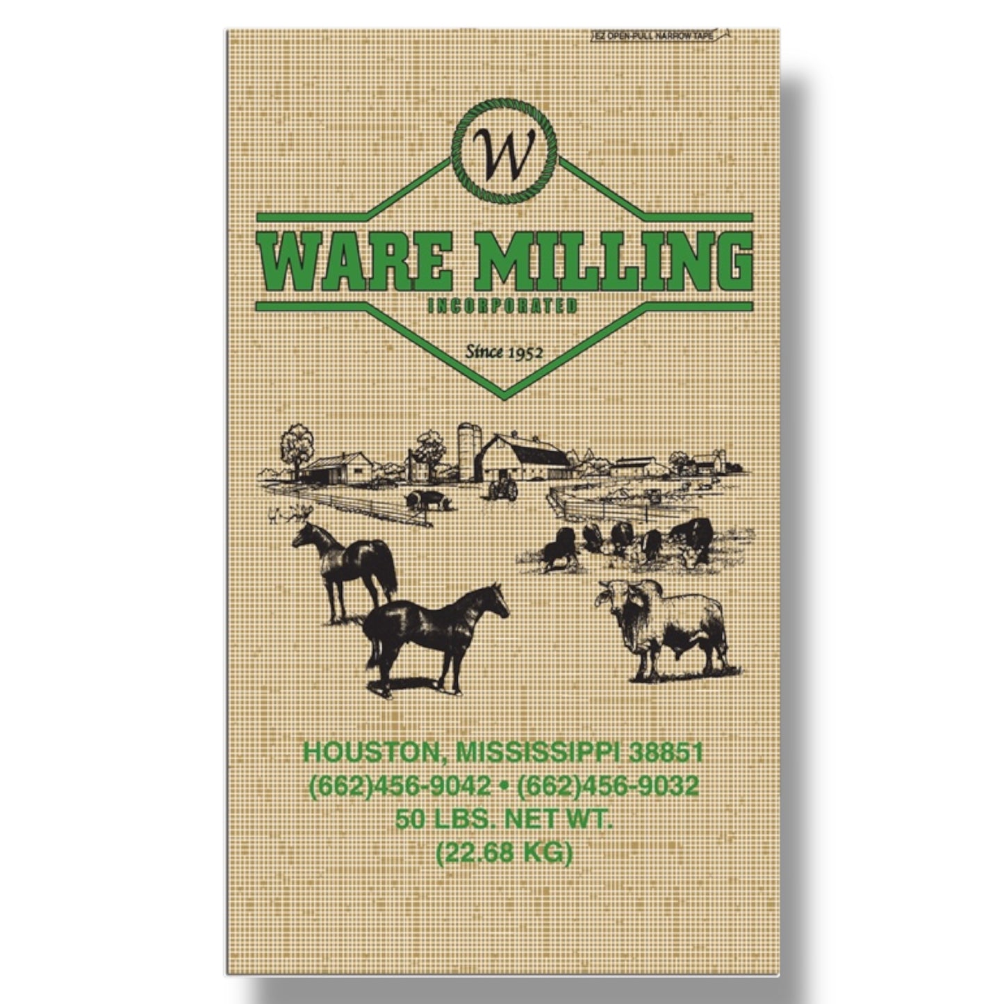 Ware Milling 10% All Stock 50-lbs