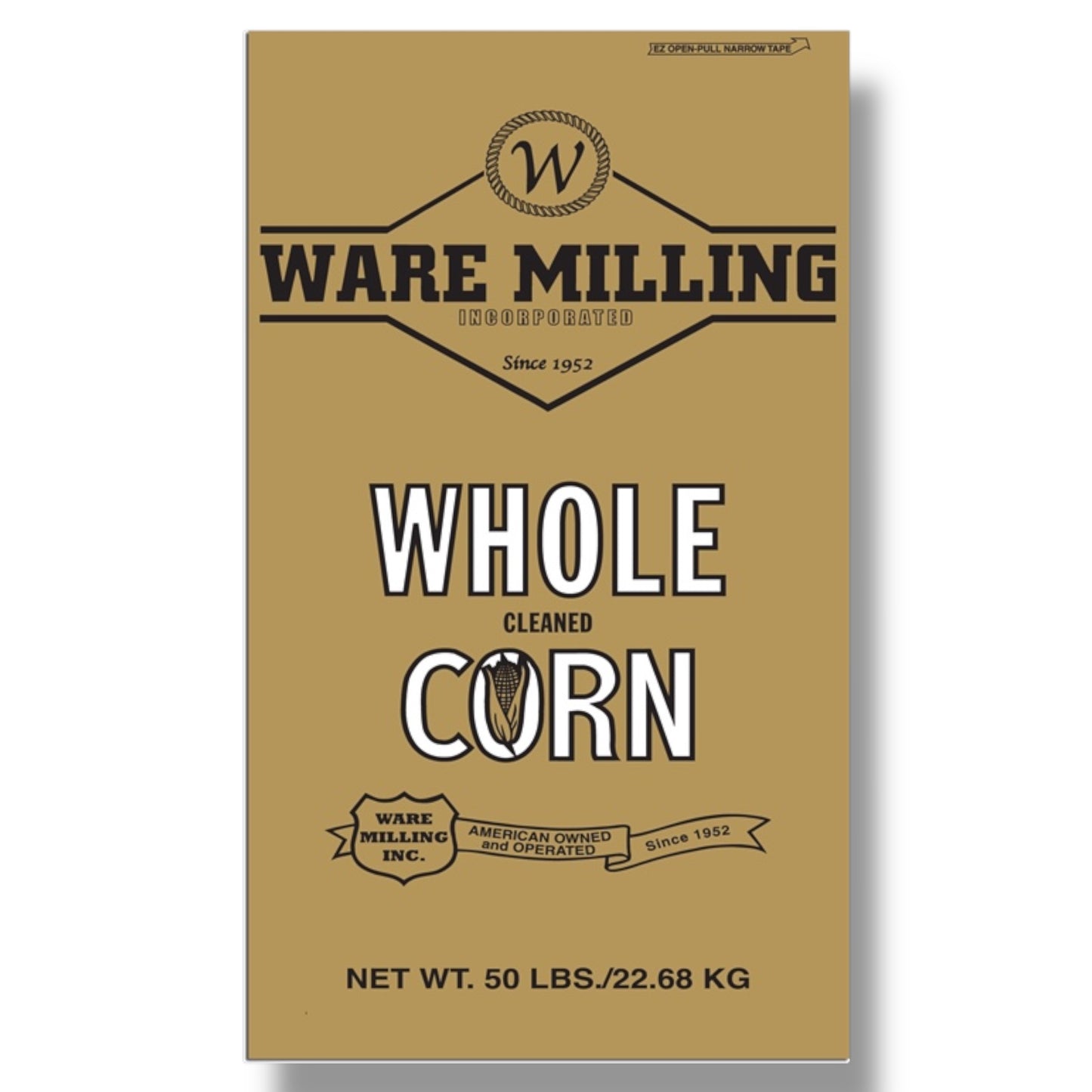 Ware Milling Whole Cleaned Livestock Corn, 50-lbs