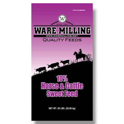 Ware Milling 10% Horse & Cattle Sweet Feed 50-lbs