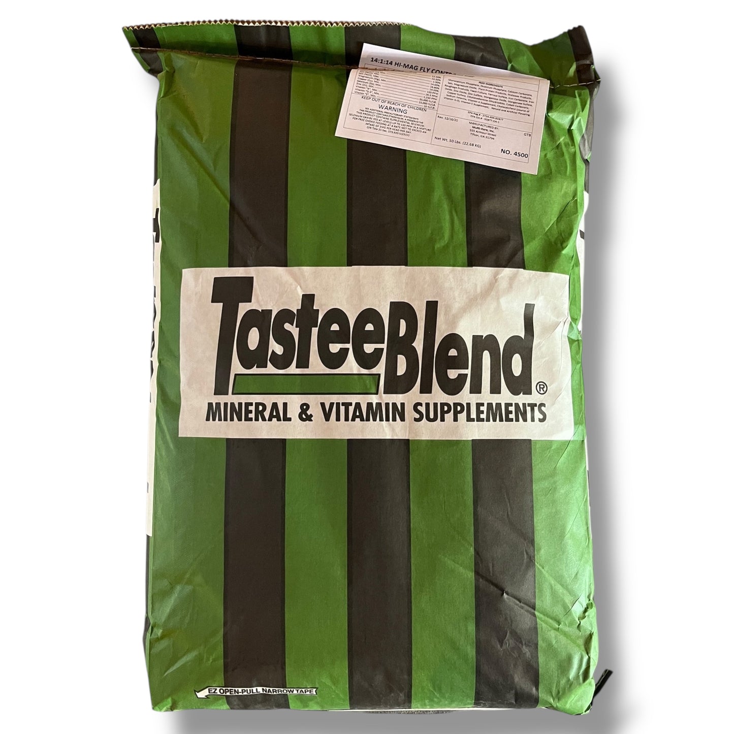 Tastee Blend Hi Mag Fly Control Livestock Mineral 50-lbs
