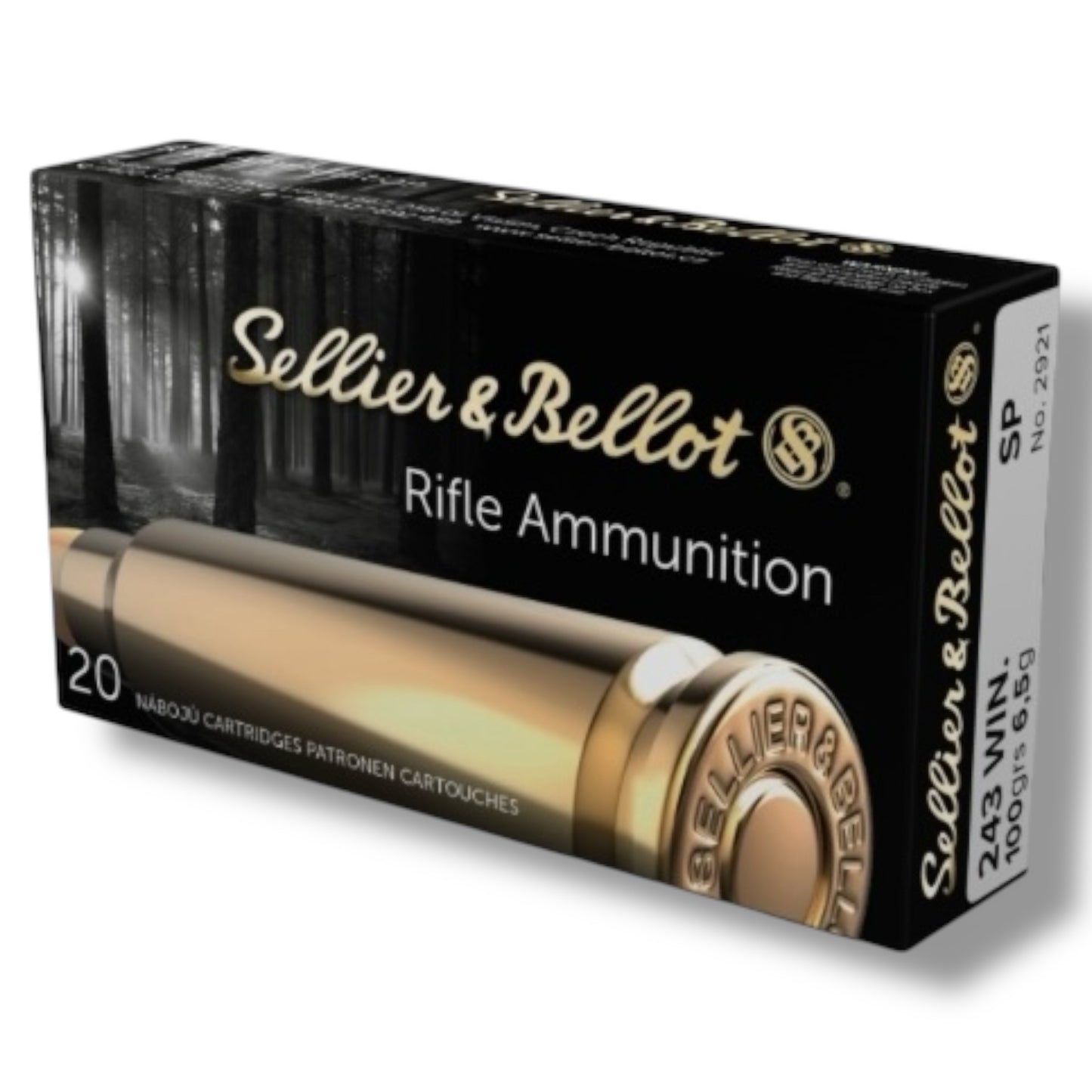 Sellier & Bellot 243 Winchester Soft Point Bullet Rifle Ammunition