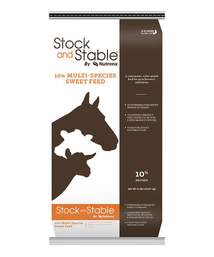 Nutrena 10% Sweet Feed Stock & Stable Multi Species 50-lbs