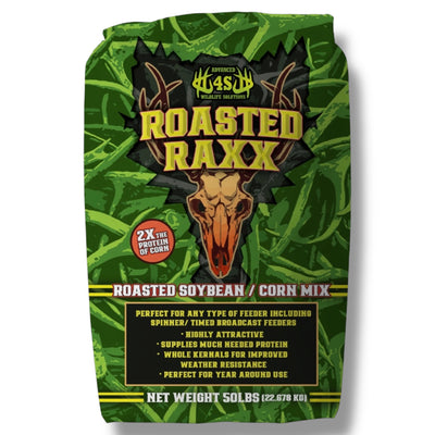 Roasted Raxx Roasted Soybean & Corn Mix 50-lbs