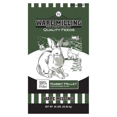 Ware Milling Rabbit Pellets 18% 50-lbs