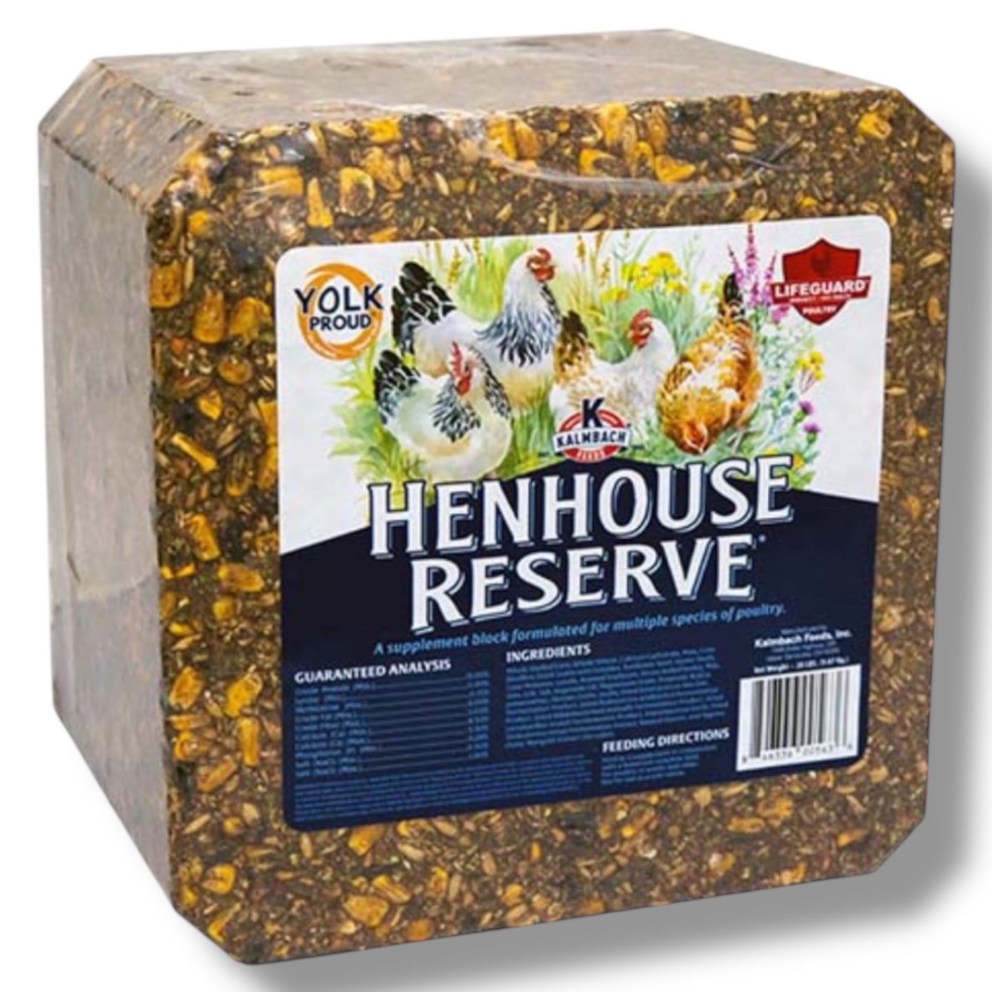 Henhouse Reserve Poultry Supplement Block 20-lbs