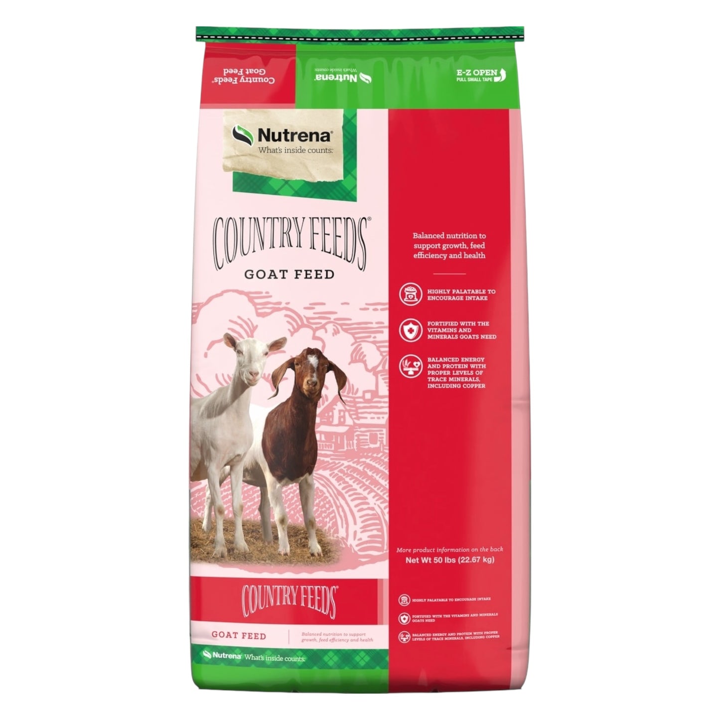 Nutrena 16% Goat Feed Pellets 50-lbs