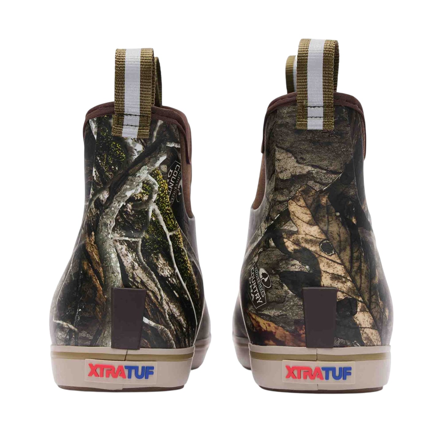 XTRATUF Mens Mossy Oak DNA Ankle Deck Boot