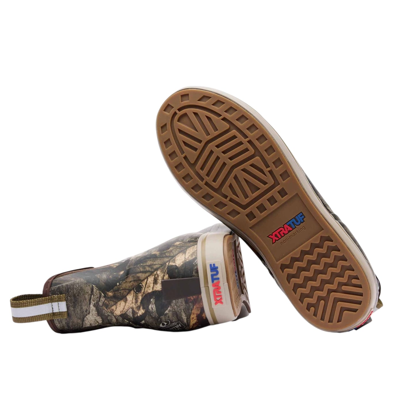 XTRATUF Mens Mossy Oak DNA Ankle Deck Boot