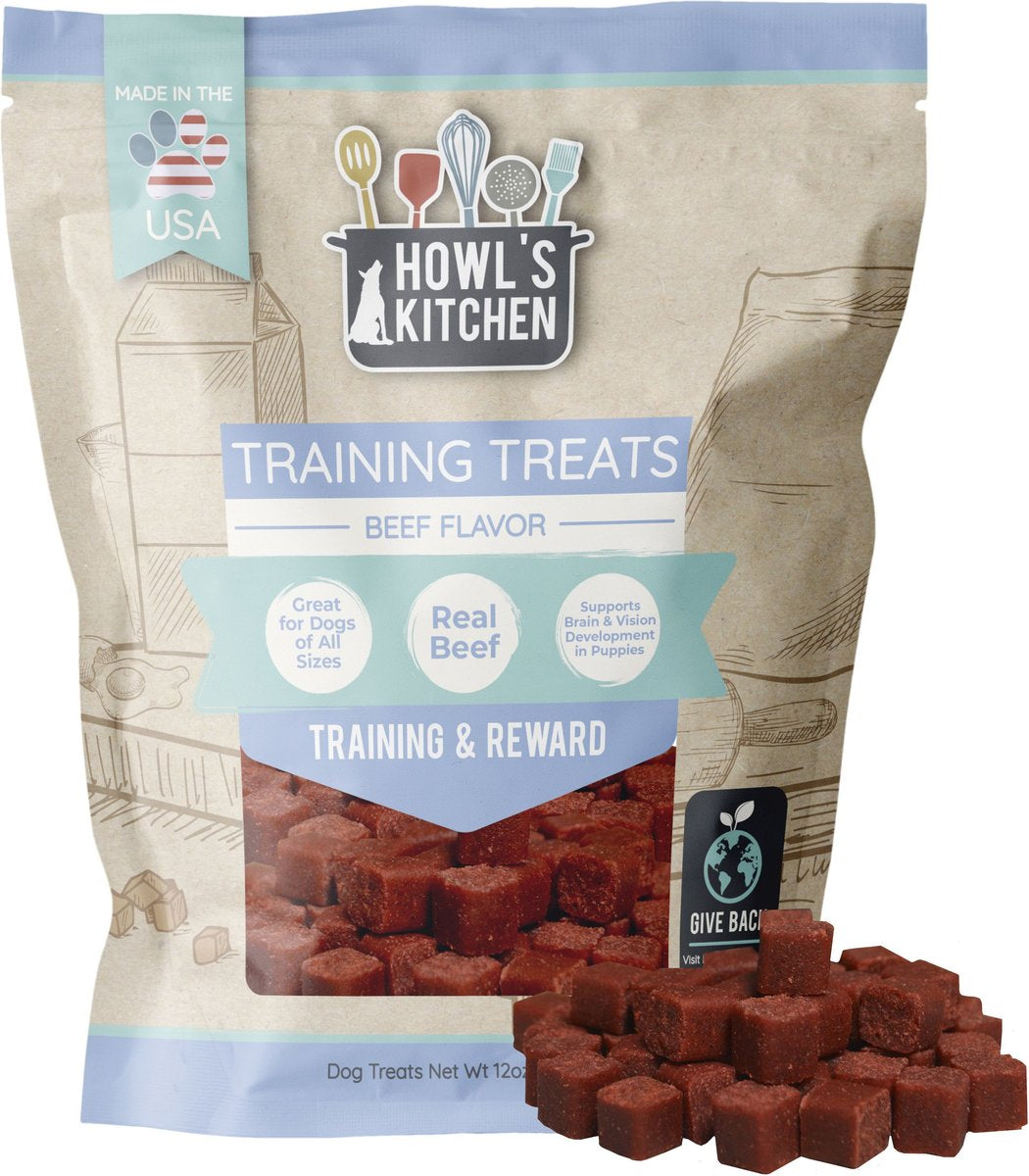 Howls Kitchen Beef Training Treats 12 oz
