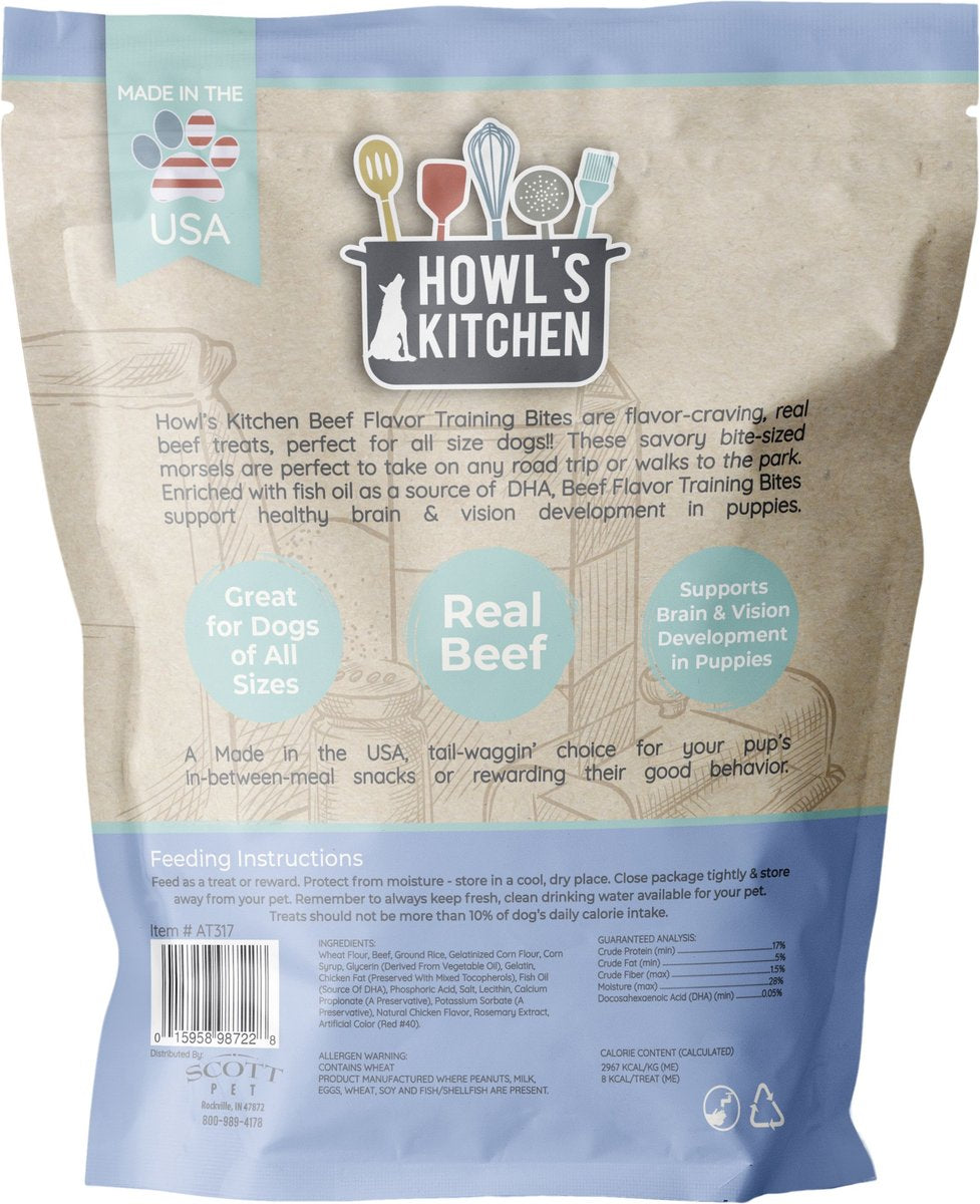 Howls Kitchen Beef Training Treats 12 oz