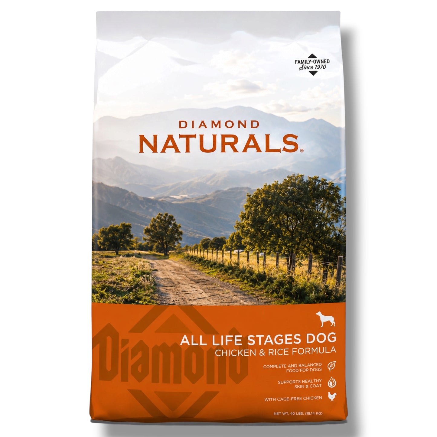 Diamond Naturals Chicken & Rice 40-lbs