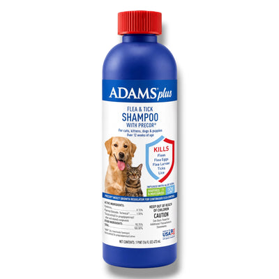 Adams Flea & Tick Shampoo 12 oz
